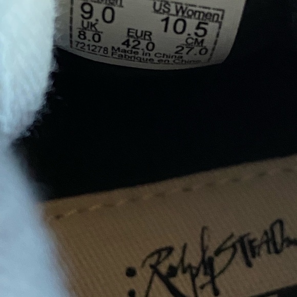 Vans Off the Wall Og Sk8-Hi Lx Ralph Steadman Zebra Print Sneakers Men's Size 9 - Picture 11 of 11